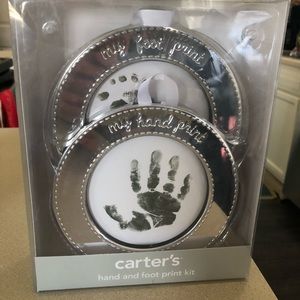 Carters hand and footprint keepsake frames